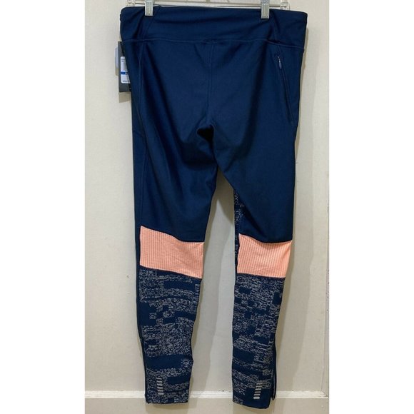 Under Armour Blue Orange Women's XL Heatgear‎ Compression Leggings $54 - Picture 6 of 12